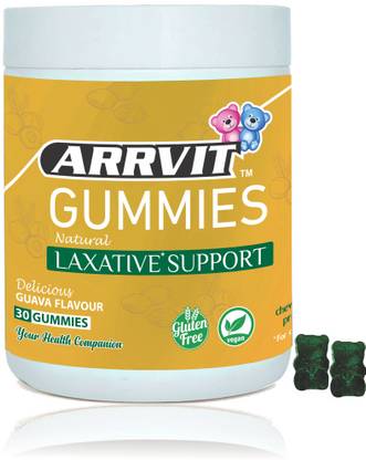 Arrvit Laxative Gummies for Constipation (Senna Gummies) No Added Sugar
