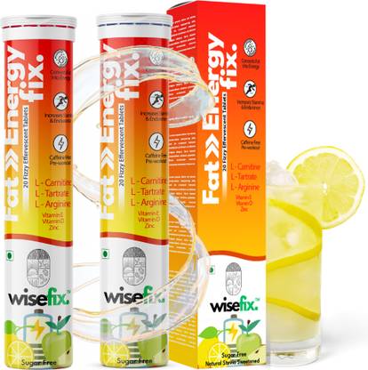 Wisefix Fat To Energy Fix Water Soluble Tablets To Transform Excess Fat Into Energy