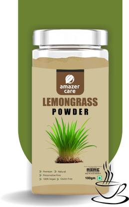 Amazer Care Lemongrass Powder-Aromatic Flavor Enhancer For Tea, Cooking & Seasoning 100%Pure