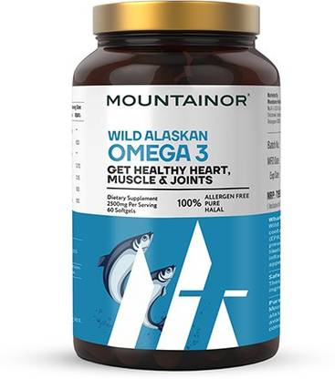 Mountainor Wild Alaskan Omega 3 Fish Oil