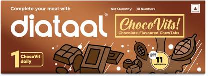 Diataal Chocovits Chewtabs 10 Tasty Tabs