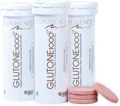 Glutone 1000 – Setria L-Glutathione Effervescent Tablets | Vitamin C 40mg