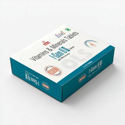 I-GEM 6 Multivitamin for men and women | Good for bone and joint health