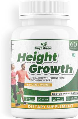kayashree Height Growth Medicine - Ayurvedic Height Increase Capsules for Your Bone Growth