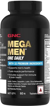muscle scoop hub GNC Mega Men One Daily Multivitamin