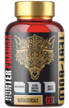 HUNTER PHARMA Test Gold | 60 Tablets | Unflavored