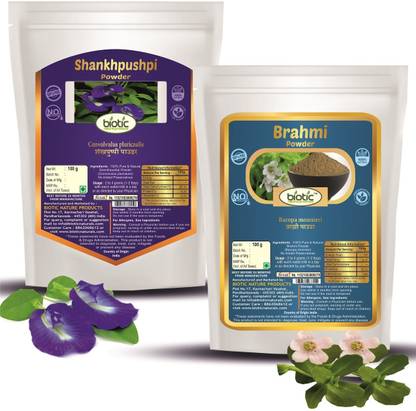 biotic Shankhpushpi and Brahmi Powder 200g