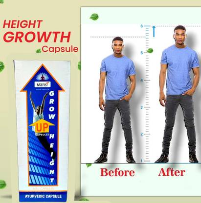 MANSI Grow up Capsule Natural Height Booster / Speed Height Growth / Longer & Taller