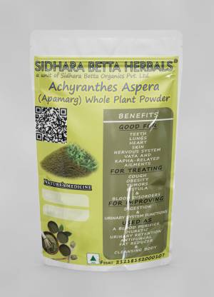 SIDHARA BETTA HERBALS Achyranthes Aspera Whole Plant Powder | Apamarg