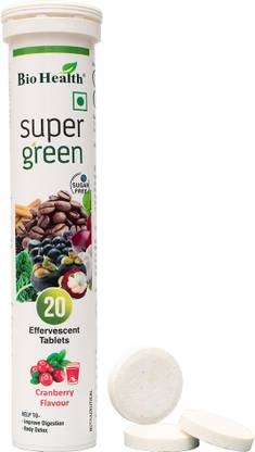 biohealth SUPER GREEN EFFERVESCENT TABLETS