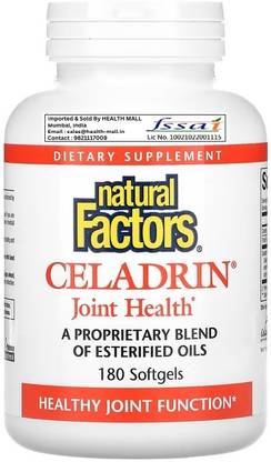 Natural Factors Celadrin, Joint Health, 180 Softgels