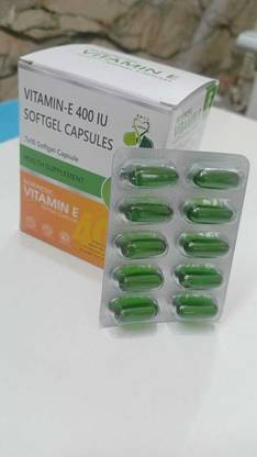 KORMESIC Vitamin-E For Face & Hair 100% Natural Vitamin-E Supliment 7x10 (70 Capsule)
