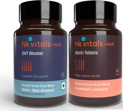 HEALTHKART HK Vitals Biotin and DHT Blocker with Biotin, Hair Growth Supplement