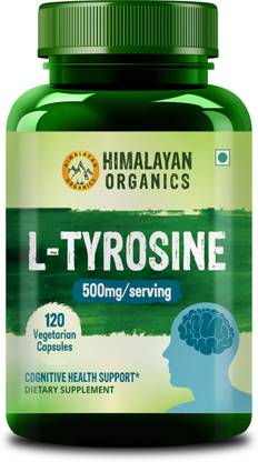 Himalayan Organics L-Tyrosine Supplement Supports Cognitive Health | Improves Metabolism