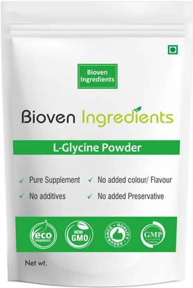 Bioven Ingredients L-Glycine Powder_350gm