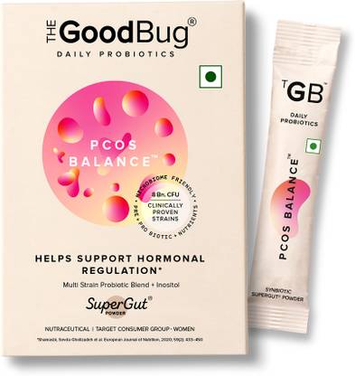 The Good Bug PCOS Balance Probiotic For Hormonal Balance Berry Flavoured Powder