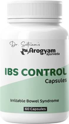 Dr.Satnam's Arogyam Ayurveda Irritable Bowel Syndrome (IBS) Control Capsules, Relieves Constipation