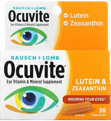 Ocuvite Lutein & Zeaxanthin, 36 Capsules