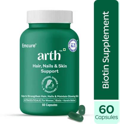 ARTH Nails & Skin Support | Biotin, Keratin Builder & Essential Vitamins