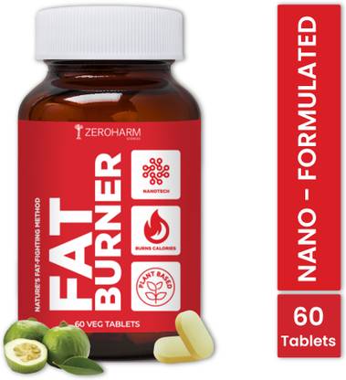 ZEROHARM Fat Burner Ayurvedic Weight Management - 60 Tablets