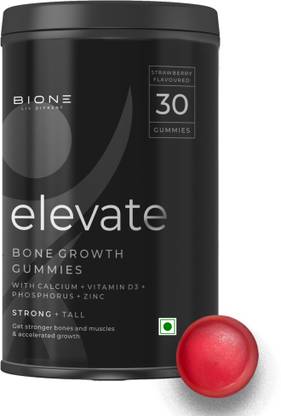 Bione Calcium Bone Gummies for Stronger Bones, Joints & Muscles and Boost immunity