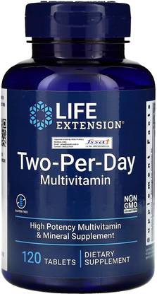 Life Extension Two-Per-Day Multivitamin, 120 Tablets