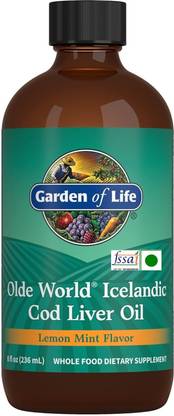 Garden Of Life Olde World Icelandic Cod Liver Oil Lemon mint flavour