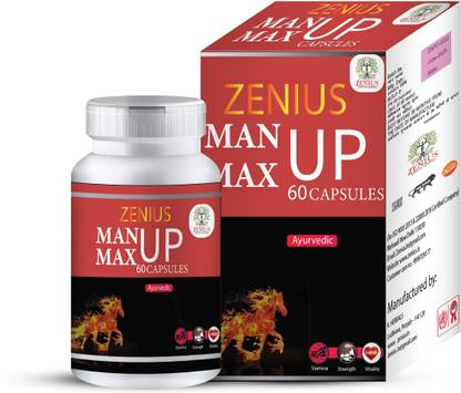 Zenius Man up Max Capsule Stamina Boost Capsule for Energy, Immunity & Overall Health
