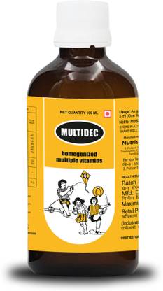 MULTIDEC 100ML - MULTIVITAMINS, MULTIMINERALS AND AMINO ACID SYRUP