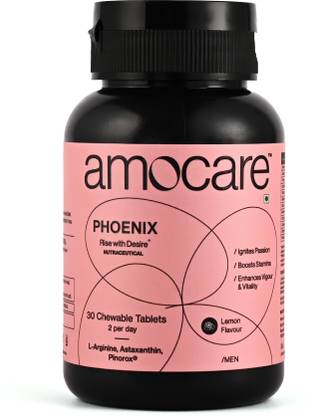 Amocare Phoenix | L-Arginine, Astaxanthin, Pine Bark Extract | Boosts Stamina & Vitality