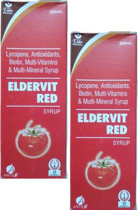 ELDER'S Eldervit red multivitamin syrup for adult pack of