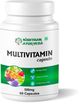 nishtham ayurveda MULTIVITAMIN TABLETS FOR MEN & WOMEN | Enhances energy, stamina, and immunity