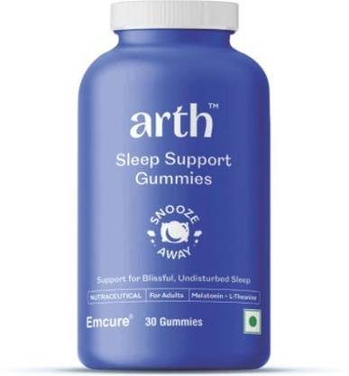 ARTH Melatonin, L-Theanine & Chamomile Sleep Gummies | By Emcure Pharma