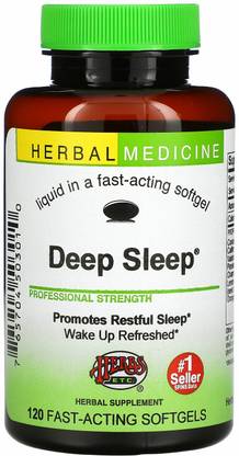 Herbs Etc. Deep Sleep, 120 Fast-Acting Softgels