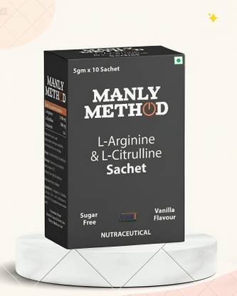 Manly Method L-Arginine & L-Citrulline Sachet Sugar Free powder for ED