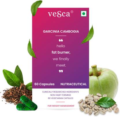 vesca Garcinia Cambogia with 60% HCA, Green Coffee, Green Tea, Grape Seed
