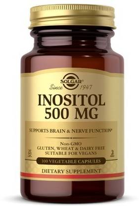 Solgar Inositol, 500 mg, 100 V Caps