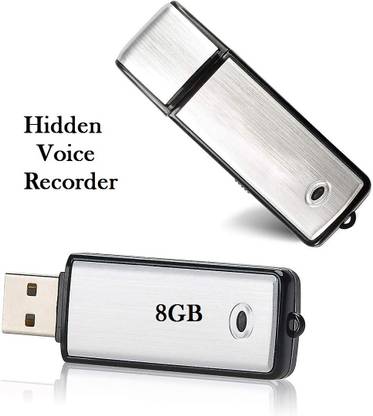AVOIHS Smallest Size Digital Recording Spy Hidden HD Voice Activated Portable Recorder 8 GB Voice Recorder