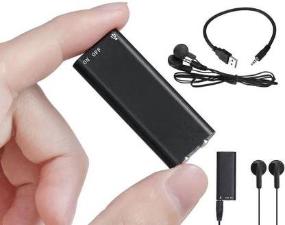 Bzrqx Hidden Voice Audio Recorder Activated Digital Audio Recording Device Player 8 GB Voice Recorder