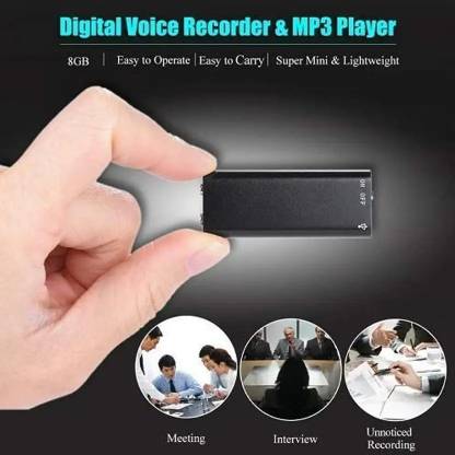 PERAMISYM 8GB Audio Logger Pen – Hidden Recorder for Interviews 8 GB Voice Recorder
