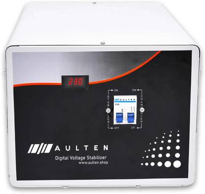 Aulten 10 KVA COPPER 90V - 300V 8000W Heavy Duty Mainline Voltage Stabilizer for Single Phase