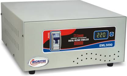 Microtek EML 3090 Automatic Voltage Stabilizer for Mainline Working Power 90V-300V