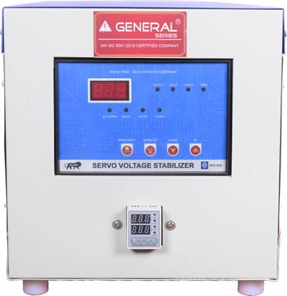 GENERAL SERIES 5 Kva Servo Stabilizer Specially Design For Asic Miner (Crypto Mining Machine) Input Working Range (140v-280v) Voltage Stabilizer