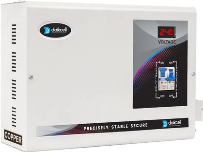 daikcell 5 KVA COPPER 90V-300V Heavy Duty Mainline Voltage Stabilizer for Home