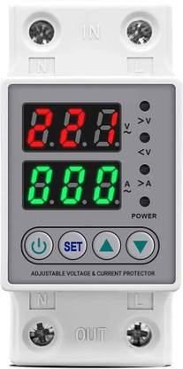 Safefy Automatic Over/Under Voltage (Adjustable Setting) Protection with Auto Re-Connect LED Display Standard Din-Rail Mounted Single Phase 220V/ 63A