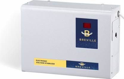 Breville VS4130 Voltage Stabilizer for 4kVA (130V to 285V) Wide Working Range best for Inverter AC, Split, Windows AC for 1.5 Ton