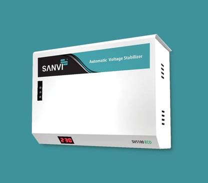sanvi SP-EECO-HL 100-300 Digital Voltage Stabilizer for All Inverter/Split/Window upto 2.0Ton AC