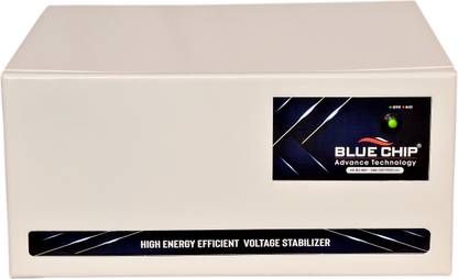 BLUECHIP Voltage Stabilizer for Refrigerator 90V - 280V 3.1A Heavy Fridge Upto 400L Automatic Voltage Stabilizer