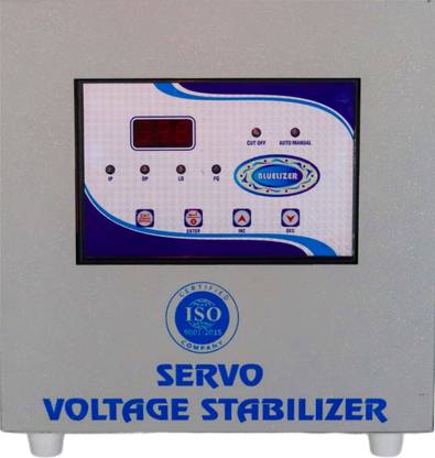 BLUELIZER 5 KVA SERVO WORKING RANGE (140 - 285 V)(INDIA'S FIRST SERVO WITH IN DISPLAY AMPERE METER)