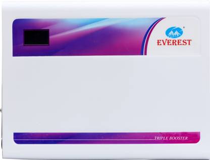 EVEREST 4 KVA Triple Booster Input Power (110V to 270V) Used Upto 1.5 Ton AC Working Range (90V-290V) Voltage Stabilizer